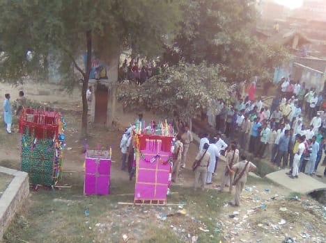 During the procession Tajion organically in Mcli