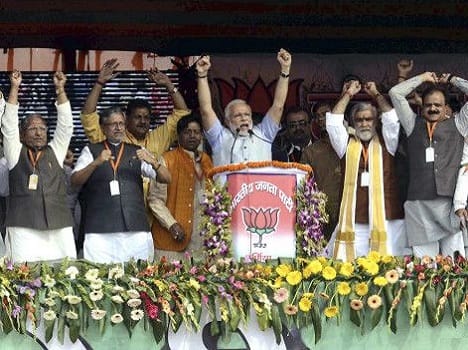Modi wooing voters by local language
