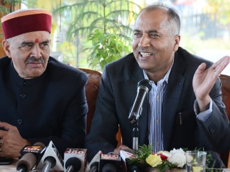 BJP press conference in shimla.