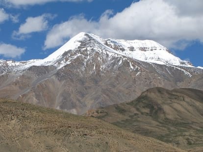Bhupesh who climbed spiti valley of himachal in eight days.