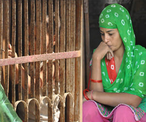 women asking for security in sunped village