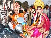 Factory Estate removed Throne procession