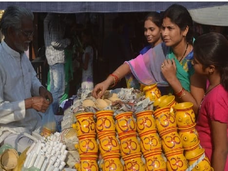  Chauth- market had already buzzing