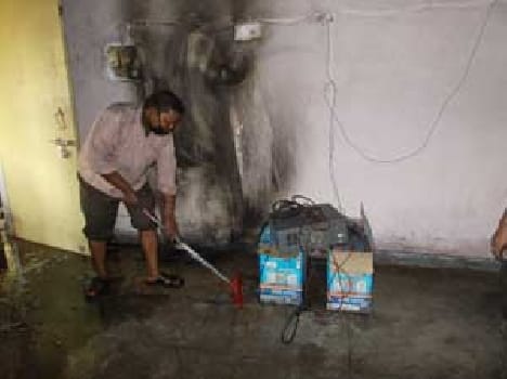 DM steno room fire