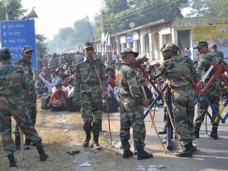 lathi charge in army recruitment rally