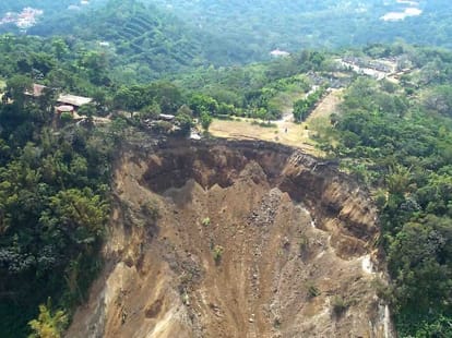 Technique developed to find landslide.