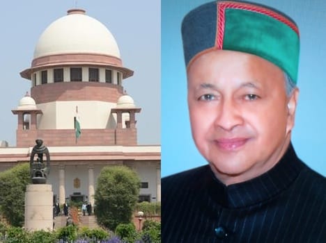 Hearing in in supreme court on cm virbhadra singh disproportionate assets case.