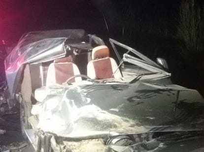 5 people of a family died in road accident