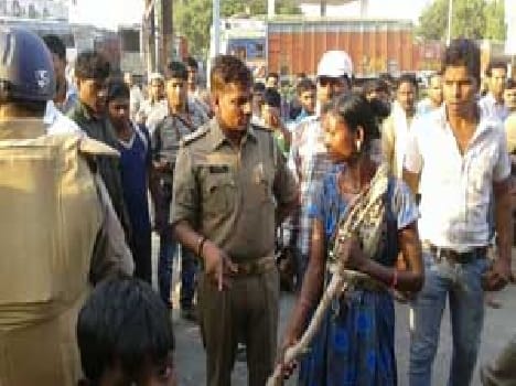 four years girl child dies in road accident