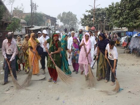 cleanliness campaign in vrindavan