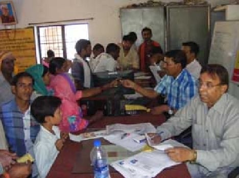 The camp has 121 children examined