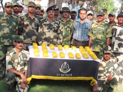 encounter at pak border, BSF seized heroin of 110 crore