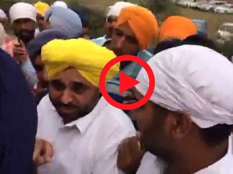 AAP MP bhagwant mann arrived drunk in shaheedi diwas, organically