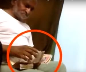 Nitish mla caught on camera to taking bribe