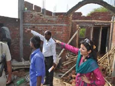 The authority also demolished two houses under construction