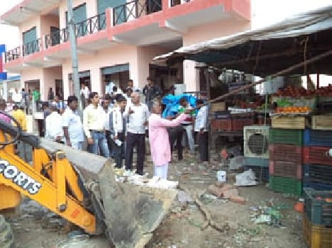 Encroachment removed
