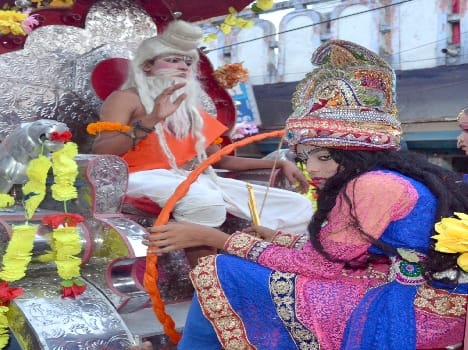 The Maharishi Valmiki appeared Day celebrated