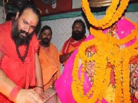 devotees in temple