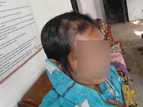 brutal behavior with woman
