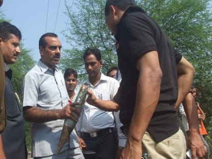 rocket launcher found in gangnahar in roorkee
