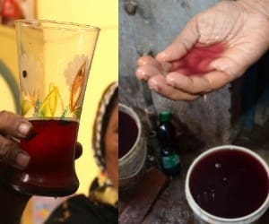 Red water from tap becomes mystery in Lucknow.