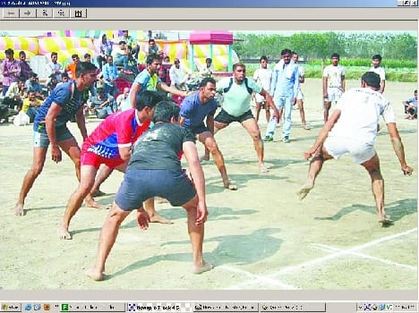 In kabaddi Gandevdha beat the 