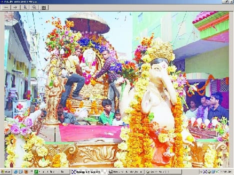 Valmiki district fanfare celebrating 