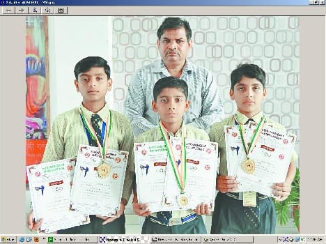 Taekwondo students dominated the Mepls
