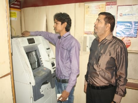 theft attempt in PNB and ATM