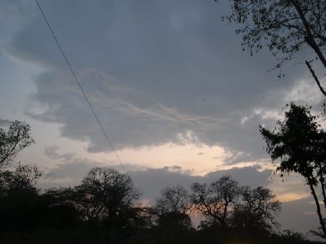 rain and hailstorm in mathura