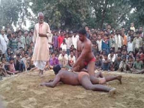 Wrestlers showed stamina