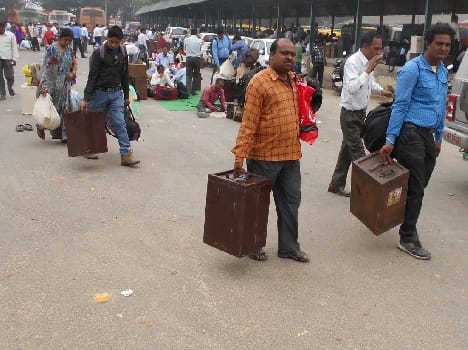 Fourth phase today , polling proceeded parties