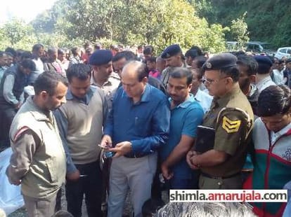 Four die as private bus plunges into gorge near shilai sirmour himachal.
