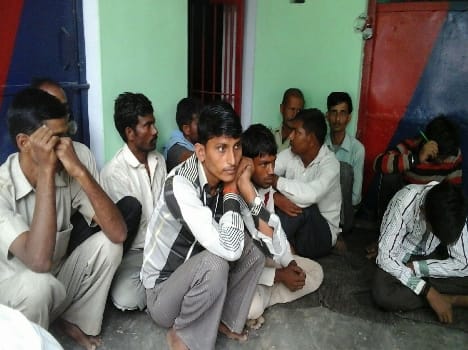 Thyria booth in the village stoned, three injured