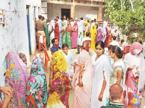 Inside the polling station agents assault