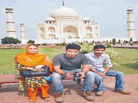 geeta could not come to see the taj