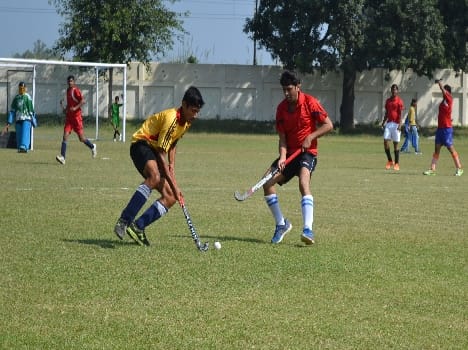 District-level hockey stadium started