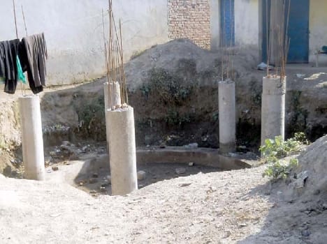 In eight years, not even water tank