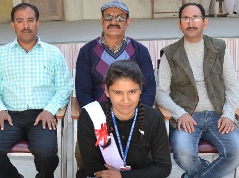Monica Negi in national boxing championship at guwahati.