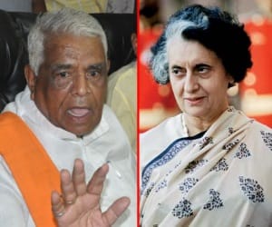 babulal gaur says, indira is bharat's durga