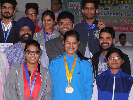 gurgaon players made effective presence in state level table tennis championship