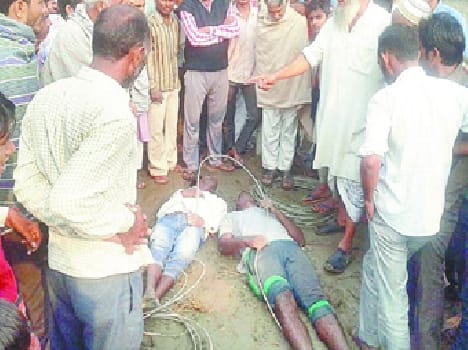 Found the bodies of two young men in the field