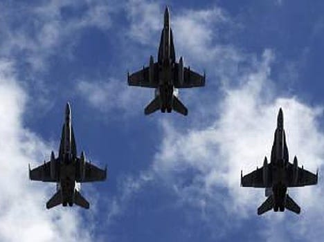 Unidentified four jet plane spotted over chamba jammu border.