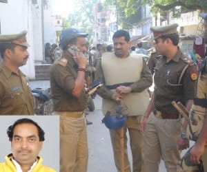 A SP leader get shooted in Lucknow.