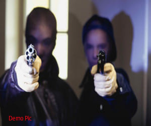 Three homes in robbery.