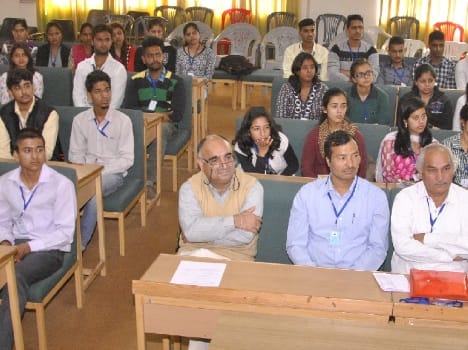Seminar on Water Conservation and Management in govt college Dharamshala.