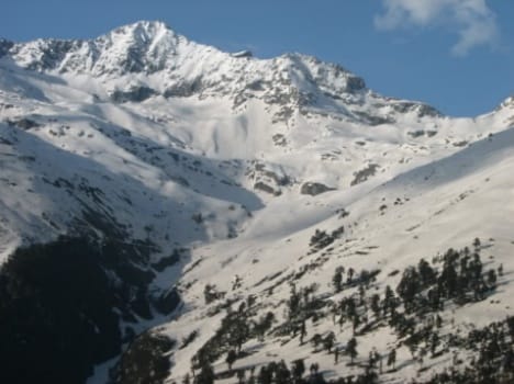 snow covered chamba jammu border for next six months.