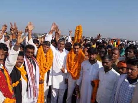 The results were eye on the district panchayat members