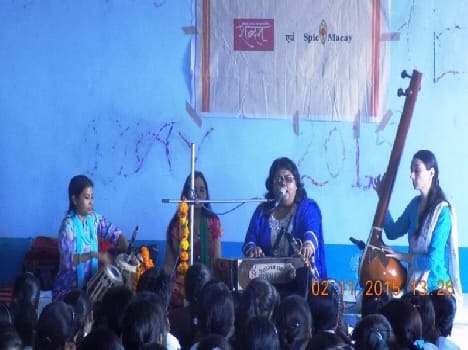 The presentation of classical music singer Mahua Mukherjee