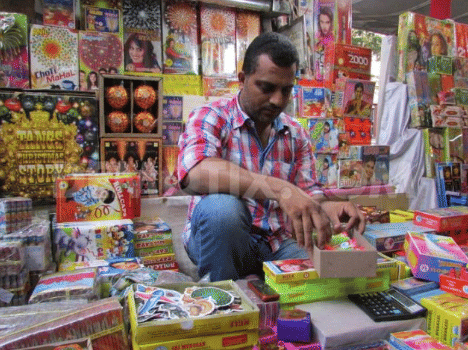 instruction for cracker stall on diwali festival